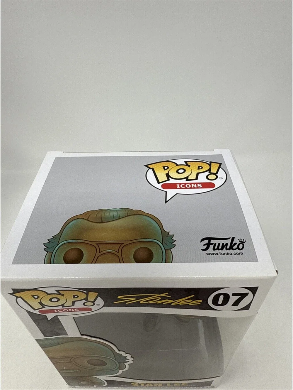 STAN LEE PATINA Funko Pop! #07 Vinyl Figure Marvel Comics Legend NEW